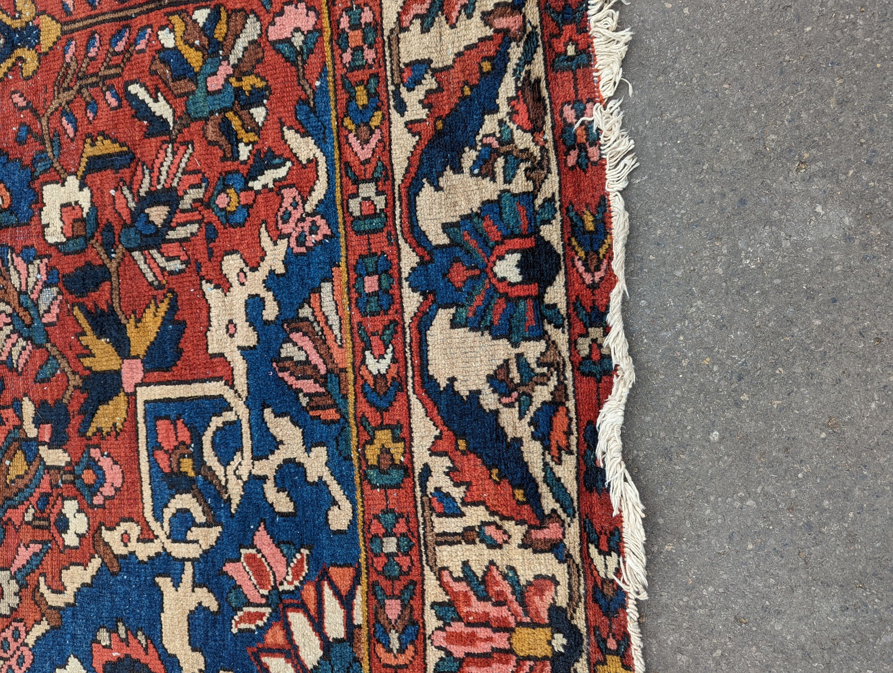 A Mahal red ground carpet, 370 x 260cm